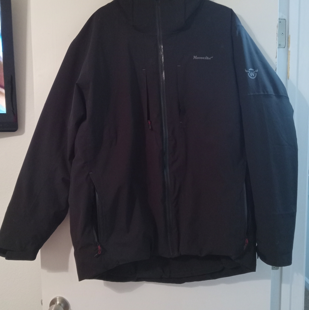 Men's Moosejaw Recco Ski & Snow Winter Black‎ Coat